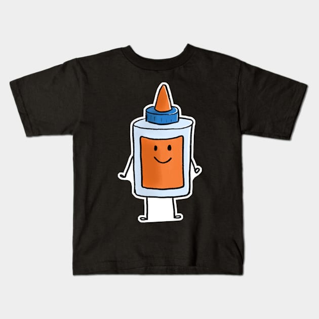 School Glue Kids T-Shirt by 513KellySt